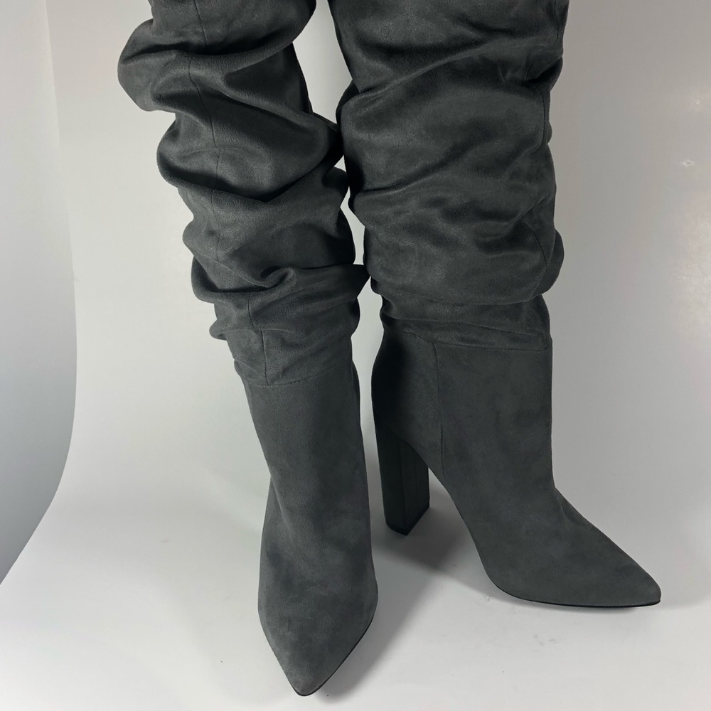 New Steve Madden Swagger Grey Boots